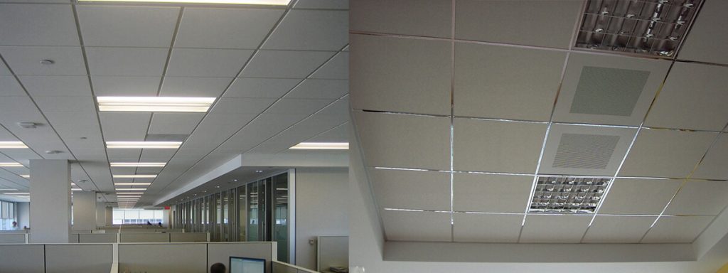 Akustik Taş Yünü Asma Tavan Paneli