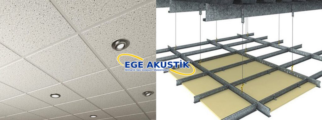 Akustik Taş Yünü Asma Tavan Paneli