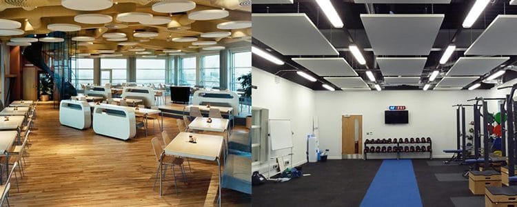 Akustik Yüzer Tavan Paneli