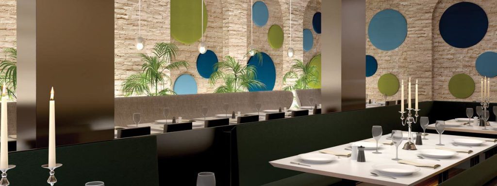 Daire Akustik Kumaş Duvar Paneli